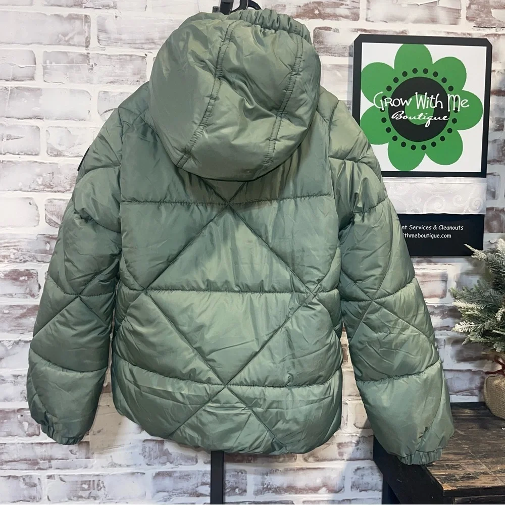 Reebok Olive Quilted Jacket 14/16
